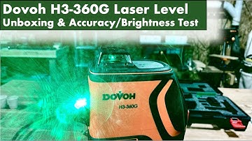 H3-360G Laser Level | Unboxing & Test