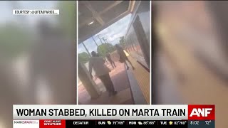 Woman dies after being stabbed on MARTA train