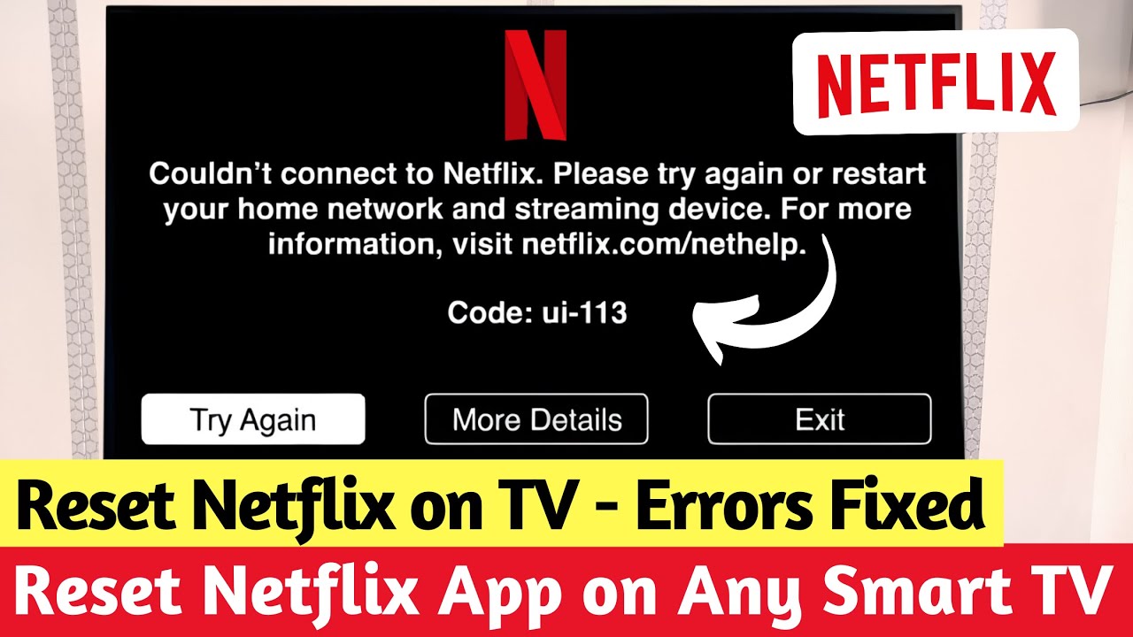 How To Reset Netflix On Smart TV 📺 | All Netflix Errors Fixed - YouTube