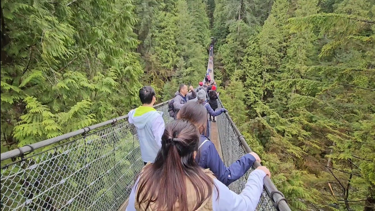 Capilano Suspension Bridge in Canada 🇨🇦 Part 2 April 2023 - YouTube