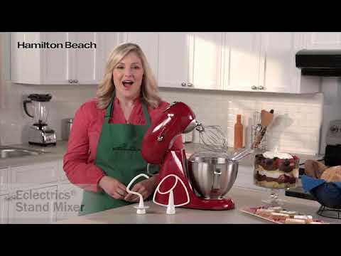 Hamilton Beach Eclectrics All-Metal Stand Mixer - Carmine Red - 63232