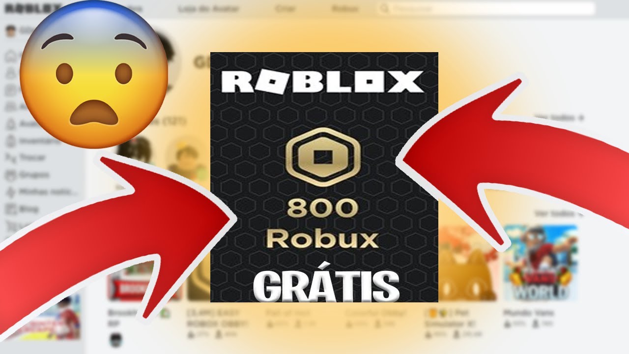 COMO GANHAR 800 ROBUX de GRAÇA, CORRA