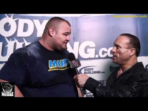 430lb Brian Shaw After Winning the 2011 Arnold Str...