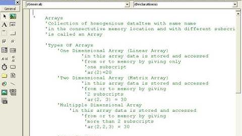 VB 6 [28] One Dimensional Array [urdu /hindi]