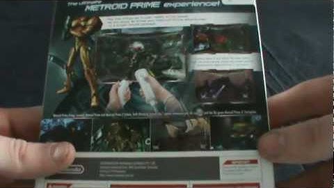 Metroid Prime Trilogy for Wii unboxing and packaging review
