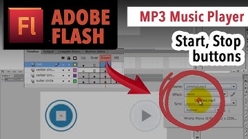 Play and Stop buttons: MP3 music player in Adobe Flash [TUTORIAL]