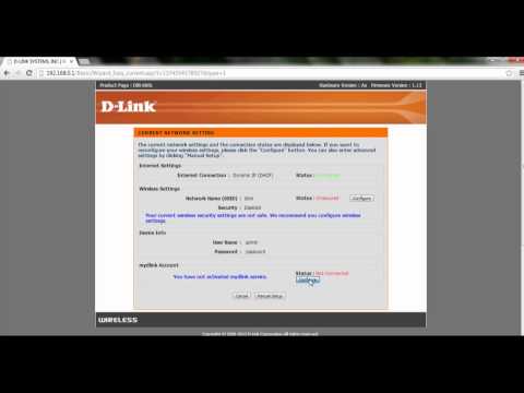 D-Link Router How-To:How to configure mydlink account using wizard