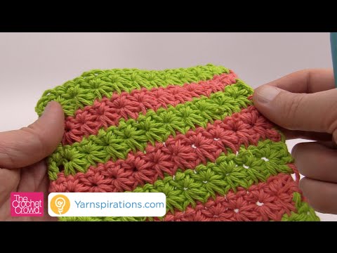 Left Hand: Star Stitch Pattern | The Crochet Crowd