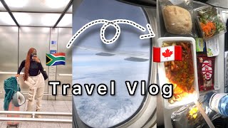 TRAVEL VLOG: Moving to Canada✈️ as an International Student | overweight luggage? layovers, toronto