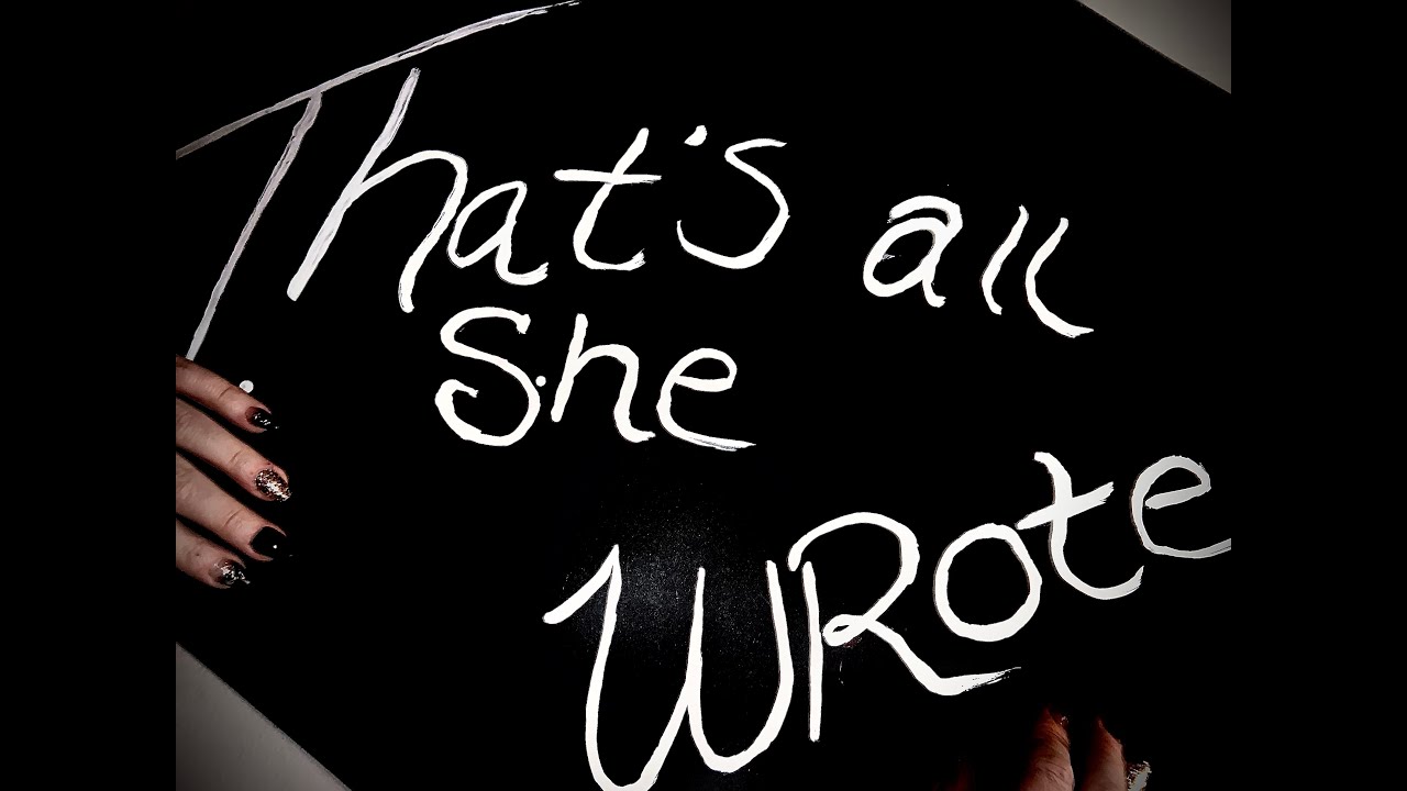 That's all she wrote (Pre-B4) - YouTube