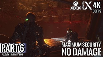 THE CALLISTO PROTOCOL PART 6 | MAXIMUM SECURITY | No Damage | All Data Bios & Implants | SERIES X|S