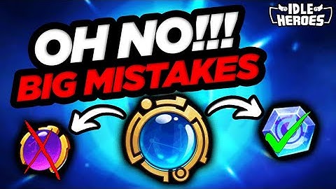 Idle Heroes - OH NO!!! Returning Player BIG Mistake!!! Jonas Account Tune-Up
