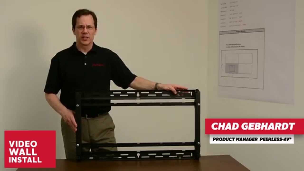 SmartMount® Full-Service Video Wall Mount Installation Video - YouTube