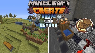 create above and beyond - how to make an andesite machine farm!