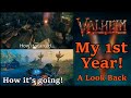 A look back at my 1st year of building in Valheim!