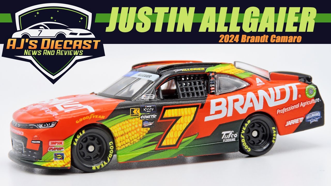 2025 #7 Justin Allgaier 1/64 Brandt CITRUS NASCAR Diecast Advent