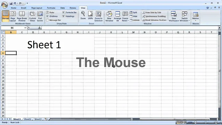 Excel 2007 - Zoom In and Out