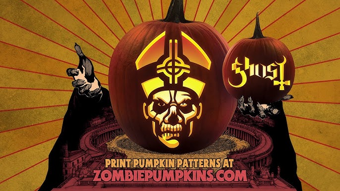 Ghost: Papa Emeritus II Pumpkin Pattern by ZombiePumpkins.com - YouTube ghost-papa-emeritus-ii-pumpkin-pattern-by-zombiepumpkins-com-youtube