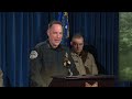 Local law enforcement agencies provide briefing on recent terrorism arrest
