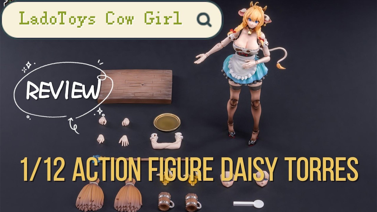 LADoTOYS 1/12 Scale Anime Action Figure Beer Girl Daisy Torres