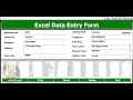 How to Create Data Entry Form with Multiple Search function and Protection in Excel - Full Tutorial