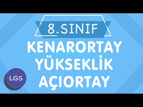 LGS Üçgende KENARORTAY, AÇIORTAY, YÜKSEKLİK 8.Sınıf Matematik Yeni Nesil Konu Anlatımı (İMT Hoca)