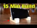 Diy Wood Cell Phone Stand ( New Multi Purpose Version )