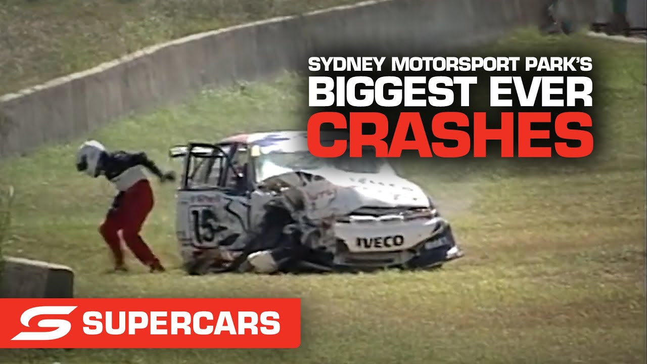 ⁣Biggest ever CRASHES at Sydney Motorsport Park | Supercars 2022