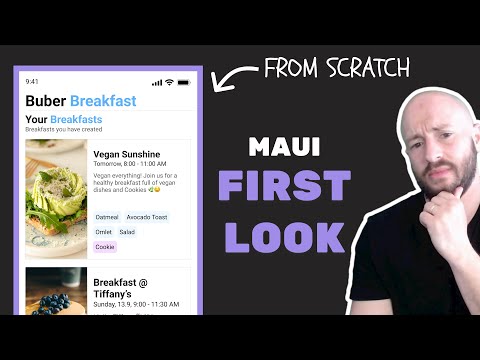 .NET MAUI – Building a cross-platform app from scratch in 35 minutes