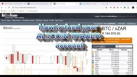 How to fund your ALTCOIN TRADER account