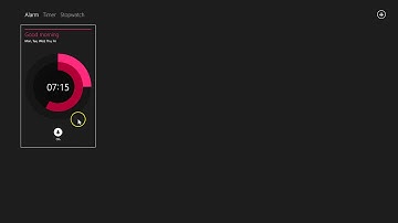 How to Set an Alarm in Windows 8.1 ?