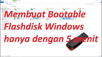 Membuat Bootable Flashdisk Windows 10 Tanpa Software Tanpa CMD