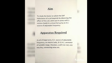 Factors on which self - inductance of coil depends