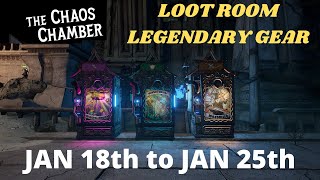 Tiny Tina's Wonderlands - January 18 - Chaos Chamber - Loot Room Legendary Gear This Week