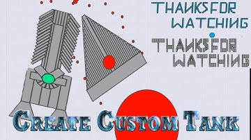 HOW TO MAKE YOUR OWN DIEP.IO TANK (Create Arena Closer tank for diep.io)