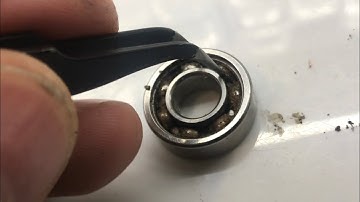 “restore” a SEIZED ball bearing (easier than finding a new one)