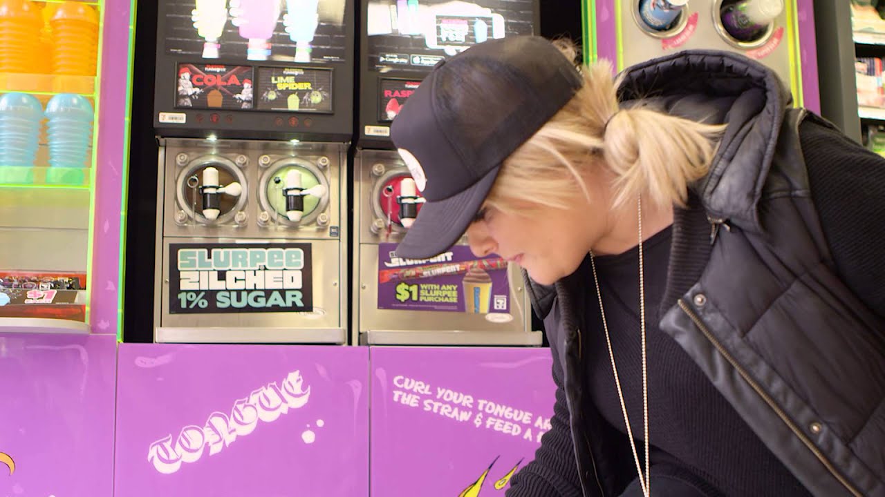 Slurpee FlavourFest – spider steal: Lime Spider