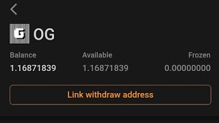 How to link your OG withdrawal address successfully on Satoshi mining app (full guide) screenshot 5