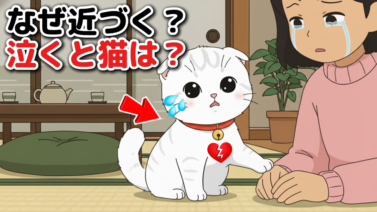 飼い主が泣くと猫が近づくのはなぜ？5 つの理由