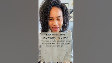 How I BOOKED a Supporting Role in a Movie 🤩 | Self Tape TIP #2 | Know What YOU WANT 🥹 #actingtips