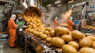 Inside a $100M Pringles Factory From Raw Potatoes to Stacked Chips (Full Process)
