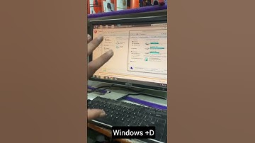 Windows + D shortcut key