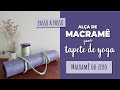 Alça de macramê para tapete de yoga - Macramê do zero