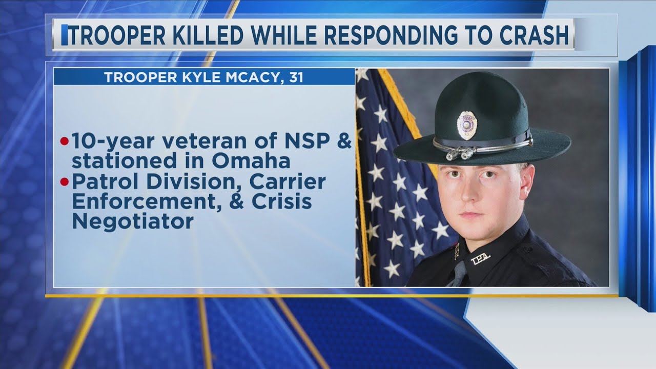 Trooper Killed While Responding To Crash - YouTube