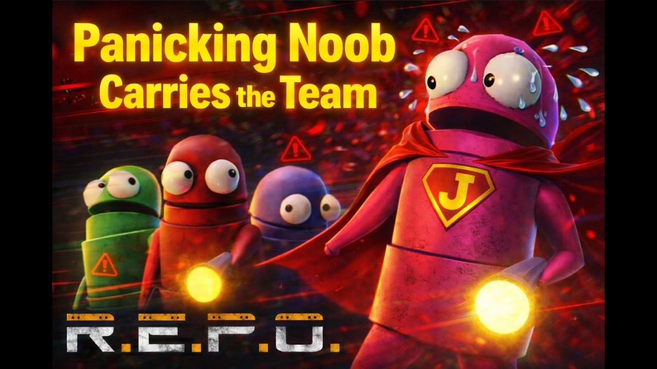 R.E.P.O Panicking Noob Carries the Team