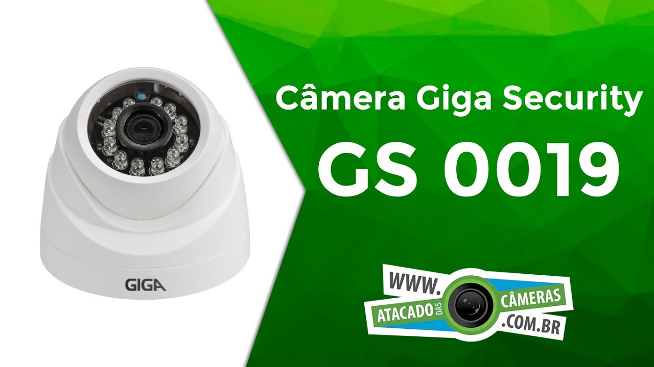 PÁSCOA CFTV CLUBE - Câmera Giga GS0012 Dome Open HD Plus IR 20M