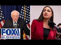How have Bernie Sanders and AOC impacted the Democratic Party platform?