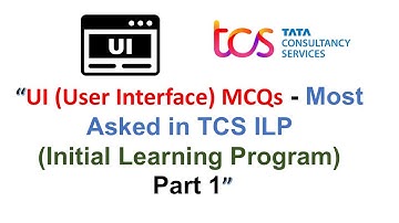 TCS ILP Exam UI MCQs - Part 1