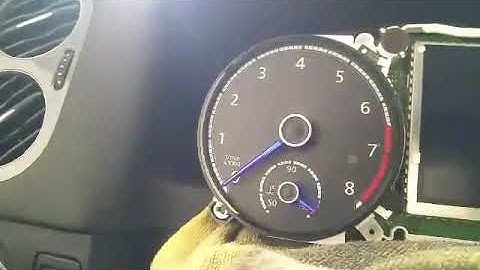 VW how you calibrate cluster needles