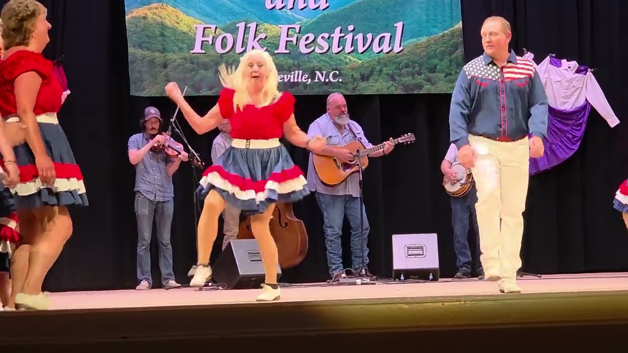 Mountain Tradition Cloggers at the 98th Mountain Dance and Folk Festival 8/1/25